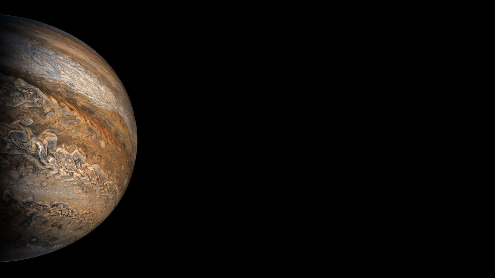 Вид Юпитера с Амальтеи