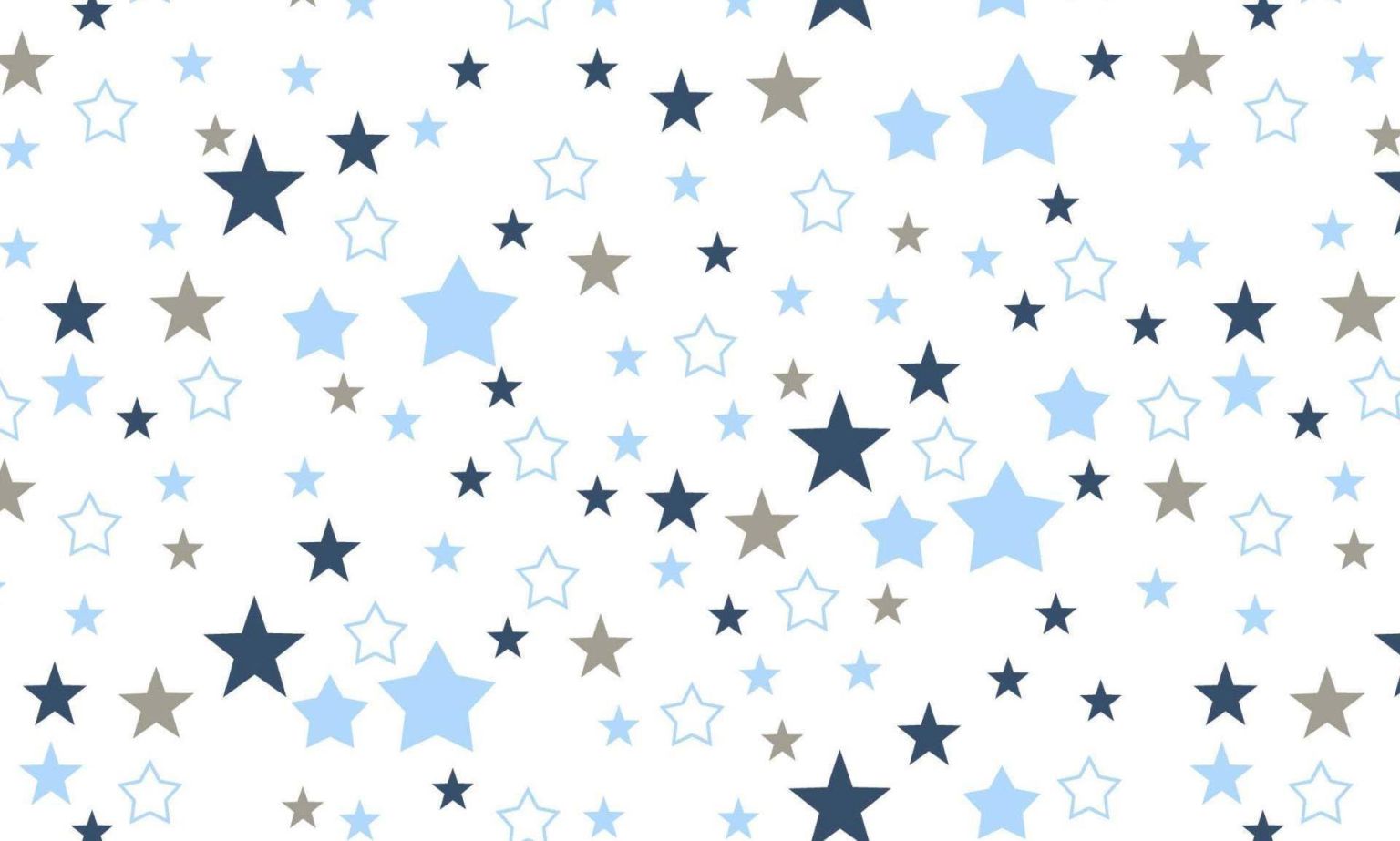 Ткань золотые звезды на синем