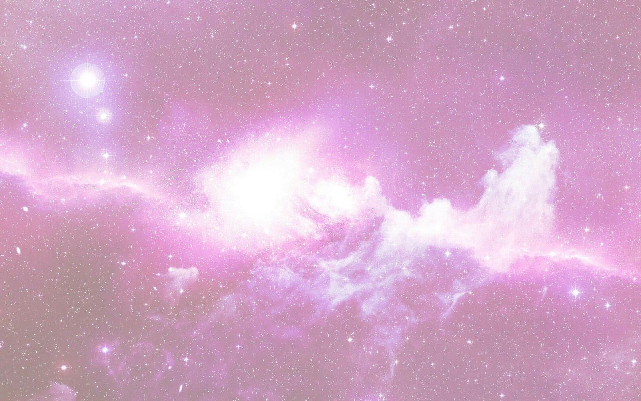 Розово голубой космос
