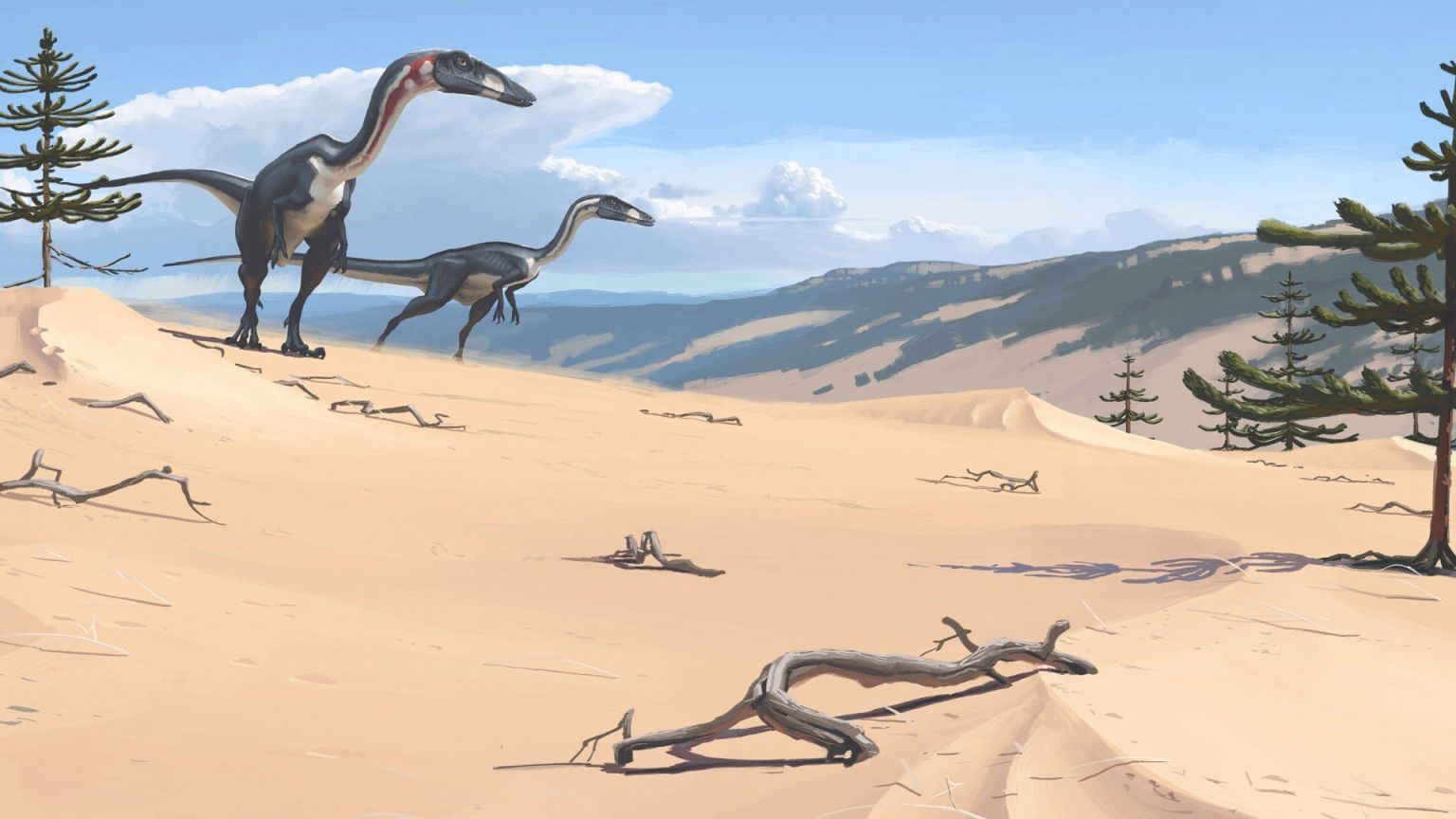 Панорама мир динозавров