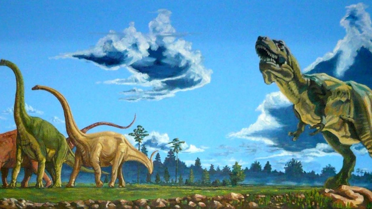 Джунгли динозавры детские