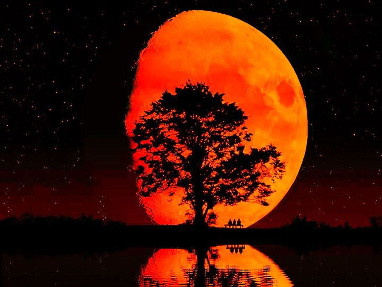 Red Moon Кровавая красная Луна