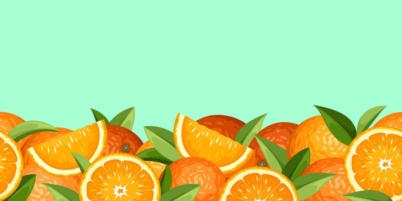 Яркие апельсины