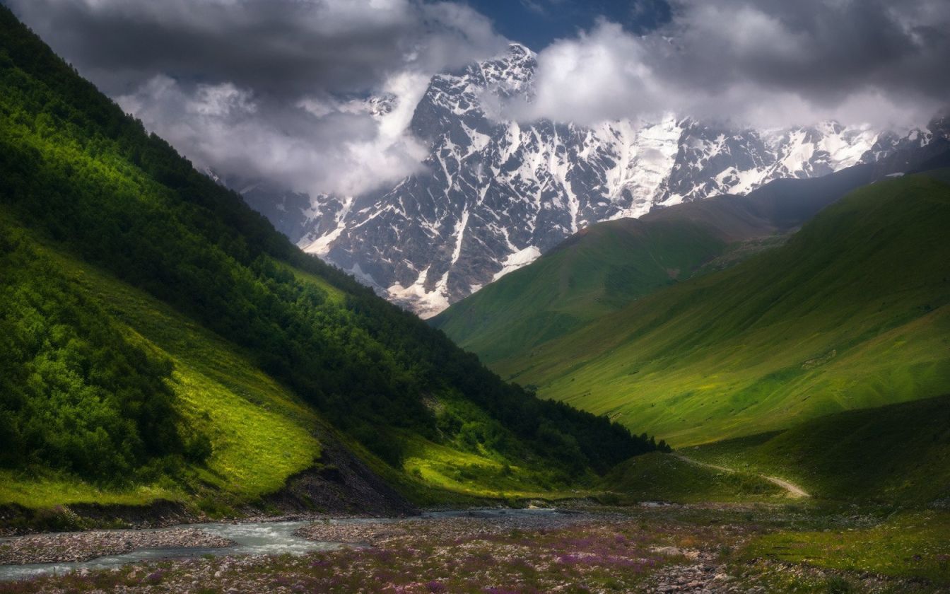 Горы Кавказа Грузия