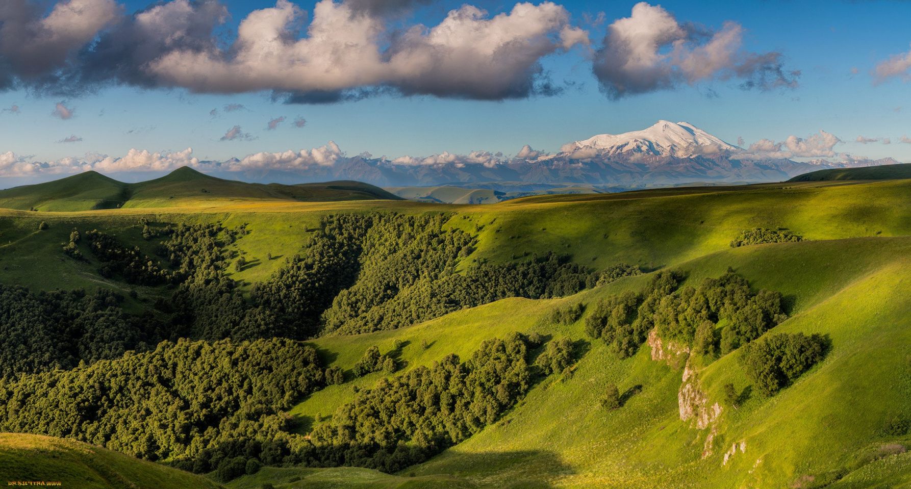 Природа Кавказ Эльбрус горы