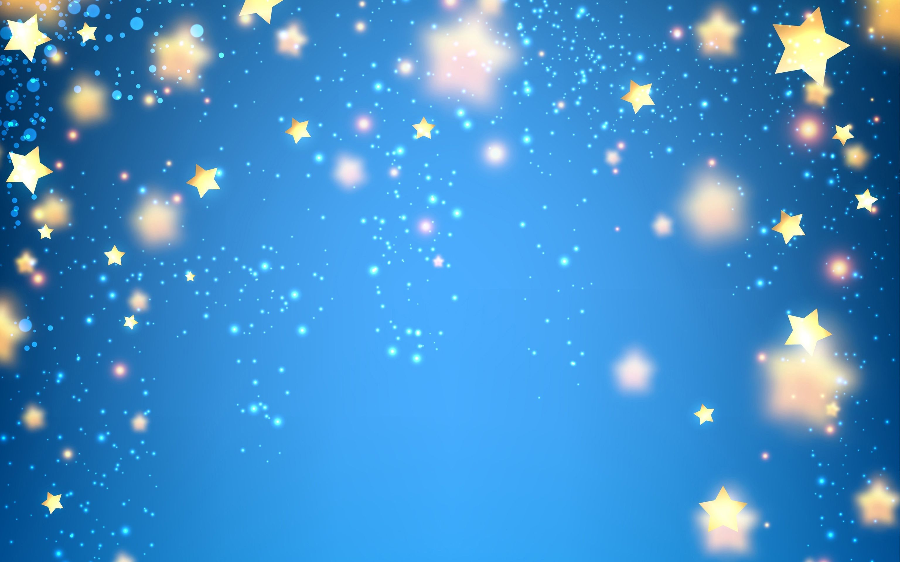 Голубой фон со звездами