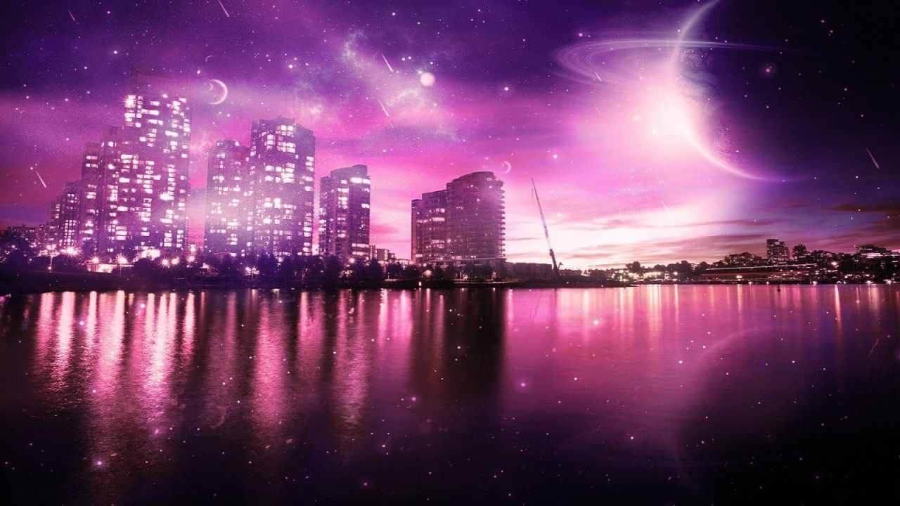 Фиолетовый Найт Сити