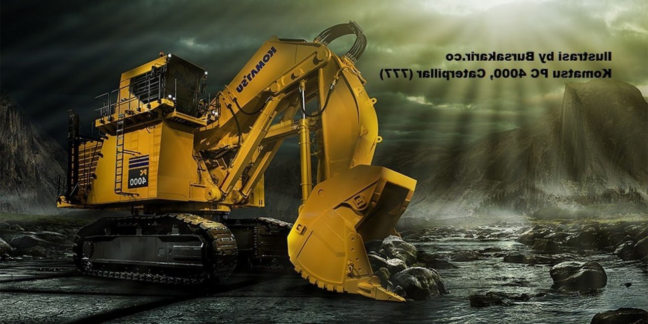 Komatsu экскаватора Caterpillar